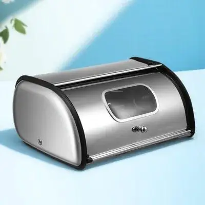 Multi-Function Bread Organizer Wide Base Stable Storage Box for Household Kitchen Accessories Bread Box Kitchen Accessory