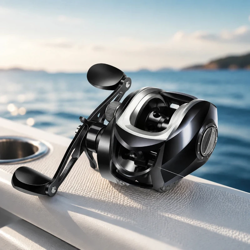 All-Metal Drip Wheel  Long-Distance Cast Explosion-Proof Line Bridge  Raft Fishing Wheel  Ultra-Light Road Sub-Fish Wheel