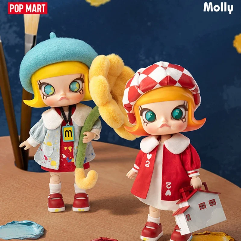 

POP MART Molly 20th Anniversary Series 1/8 Articulated Figures Genuine Mystery Box Blind Box Toys Cute Figurine Surprise Gifts