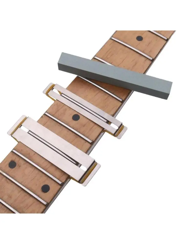 Q39E Guitar Fret Wire Protector Sanding Stone Fretboard Finger Plate Luthier Tool