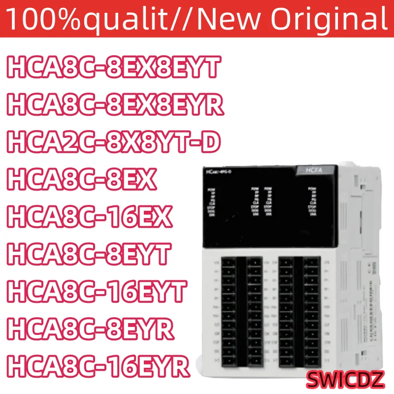 100% new original HCFA HCA2P Series PLC Expansion Module HCA8C-16EX 16EYT Programmable Logic Lontroller  FX1N