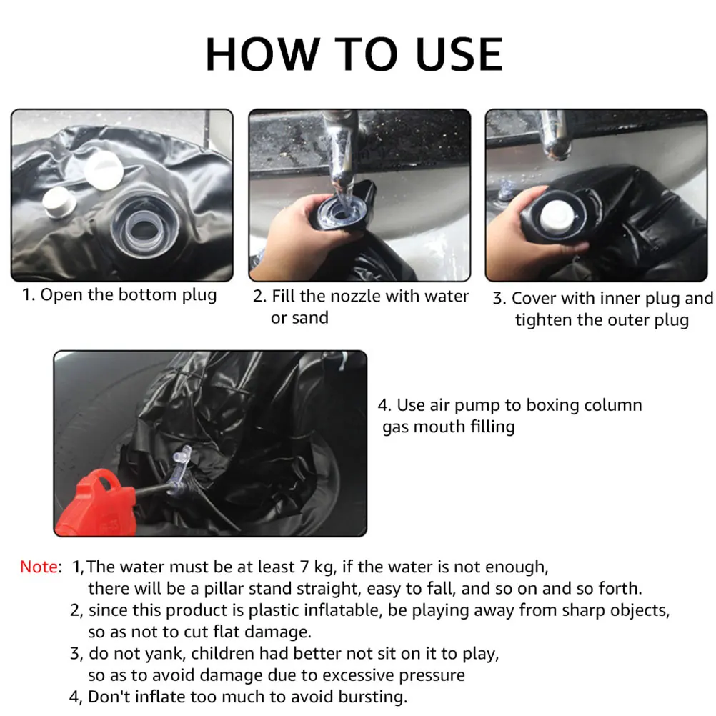 

Inflatable Fitness Training Tumbler For Kids Adults Sturdy Structure Eye Protection Stress Relief Muscle Strengthening Home Gym