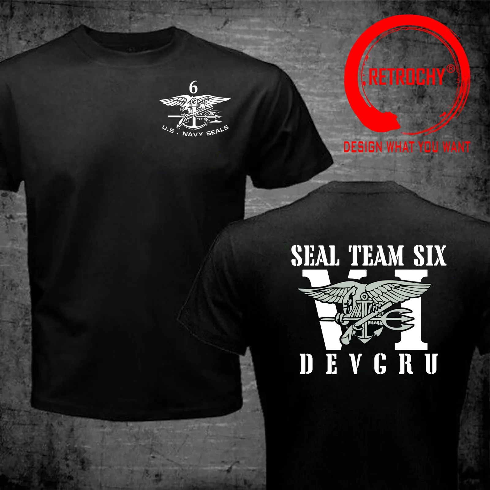 New US Army Special Forces NSWDG SEAL Team 6 DEVGRU Squadron Short Sleeve T-Shirt Graphic T Shirt Men Streetwear Graphic TShirt