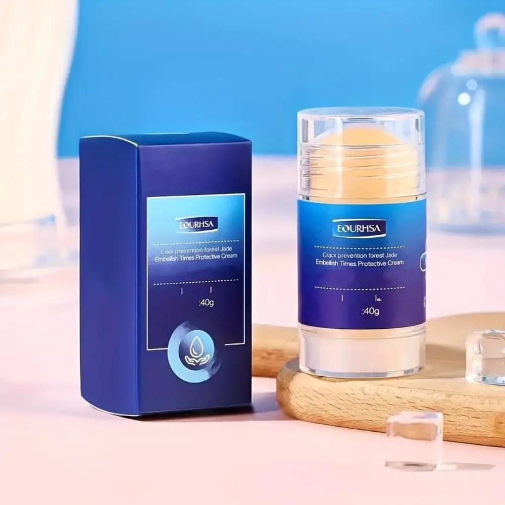 Deeply Nourishing Cracked Feet Cream Stick Easy to Absorb Mild Preventing Cracked Feet Cream Gentle Moisturizing