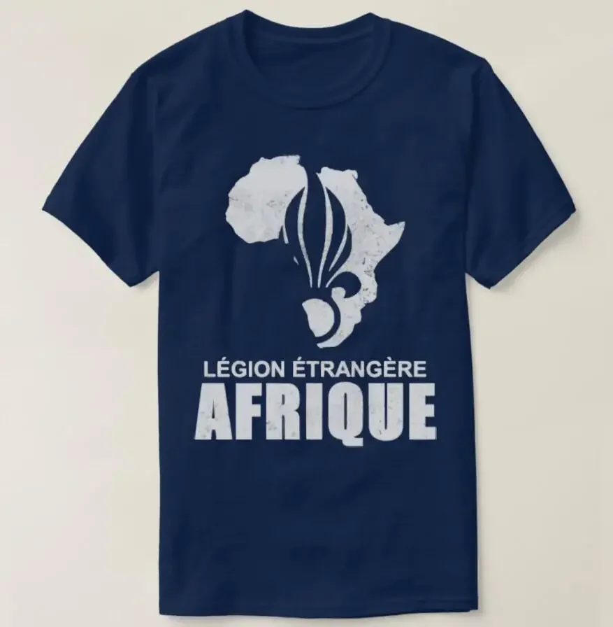 French Foreign Legion Legion Etrangere Afrique Men T-Shirt Short Sleeve Casual Cotton O-Neck Summer T Shirt