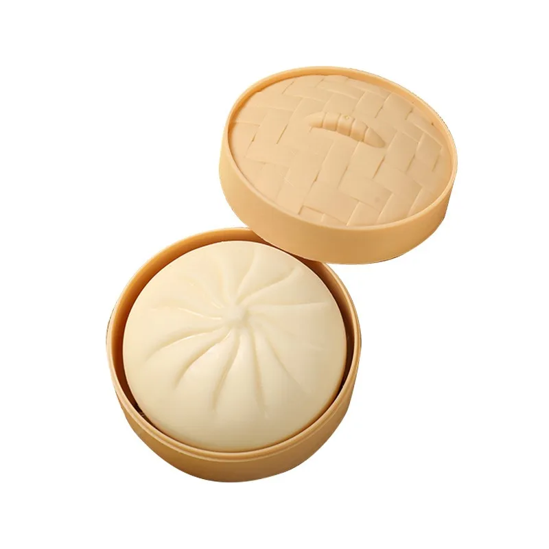 새로운 핫한 시뮬레이션 차슈바오 귀여운 먹을 수 있는 장난감 스트레스 해소 빵 반죽 재미 스트레스 해소 장난감 발산용품