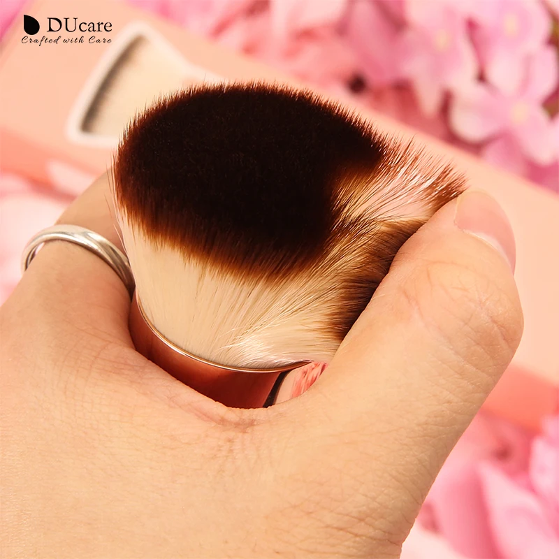 DUcare Flat Top Kabuki Foundation Brush Professional Large Face Makeup Brushes Liquid Blending Mineral Powder Buffing Cosmetics