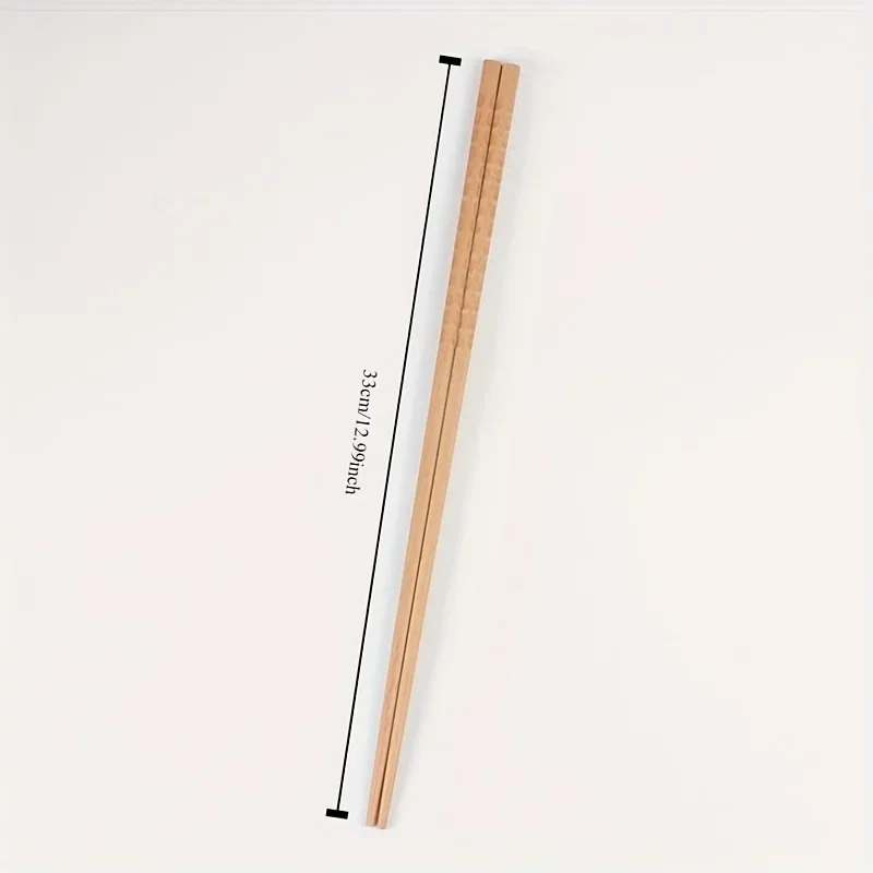 Elegant Japanese Beech Tortoise Shell Wooden Chopsticks - Perfect for Adults!