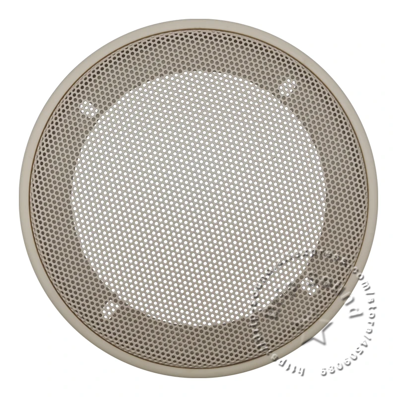 For 4" Inch Speaker Grill Cover Audio Decorative Circle Metal Mesh Protection Conversion Net 142mm Black/White/Beige/Silvery
