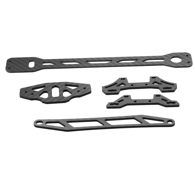 

Амортизирующая башня из углеродного волокна, аккумуляторная пластина, доска второго этажа, бамперная пластина для Tamiya TT02 TT-02 1/10, аксессуары для радиоуправляемых автомобилей