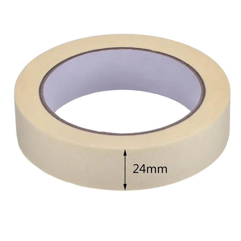 6 Rolls Masking Tape -- 24Mm X 50M DIY Painting Decorating