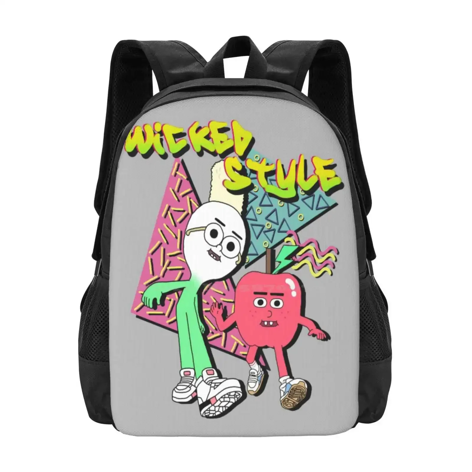 

Wicked Style Hot Sale Schoolbag Backpack Fashion Bags Apple And Onion Cartoon Network Wicked Style