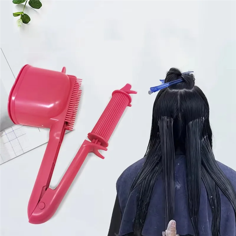 A47F-Roller Comb Applicator Hair Coloring 2-In-1 Dye Salon Hair Care Hairdressing Tool For Salon Or Home Use - Image 4