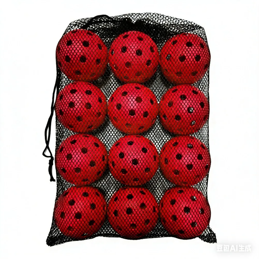 12pcs Pickleball 74MM Durable 40 Holes Outdoor Pickleballs 26g Outdoor for Competition pickleball Packs of Pickleballs