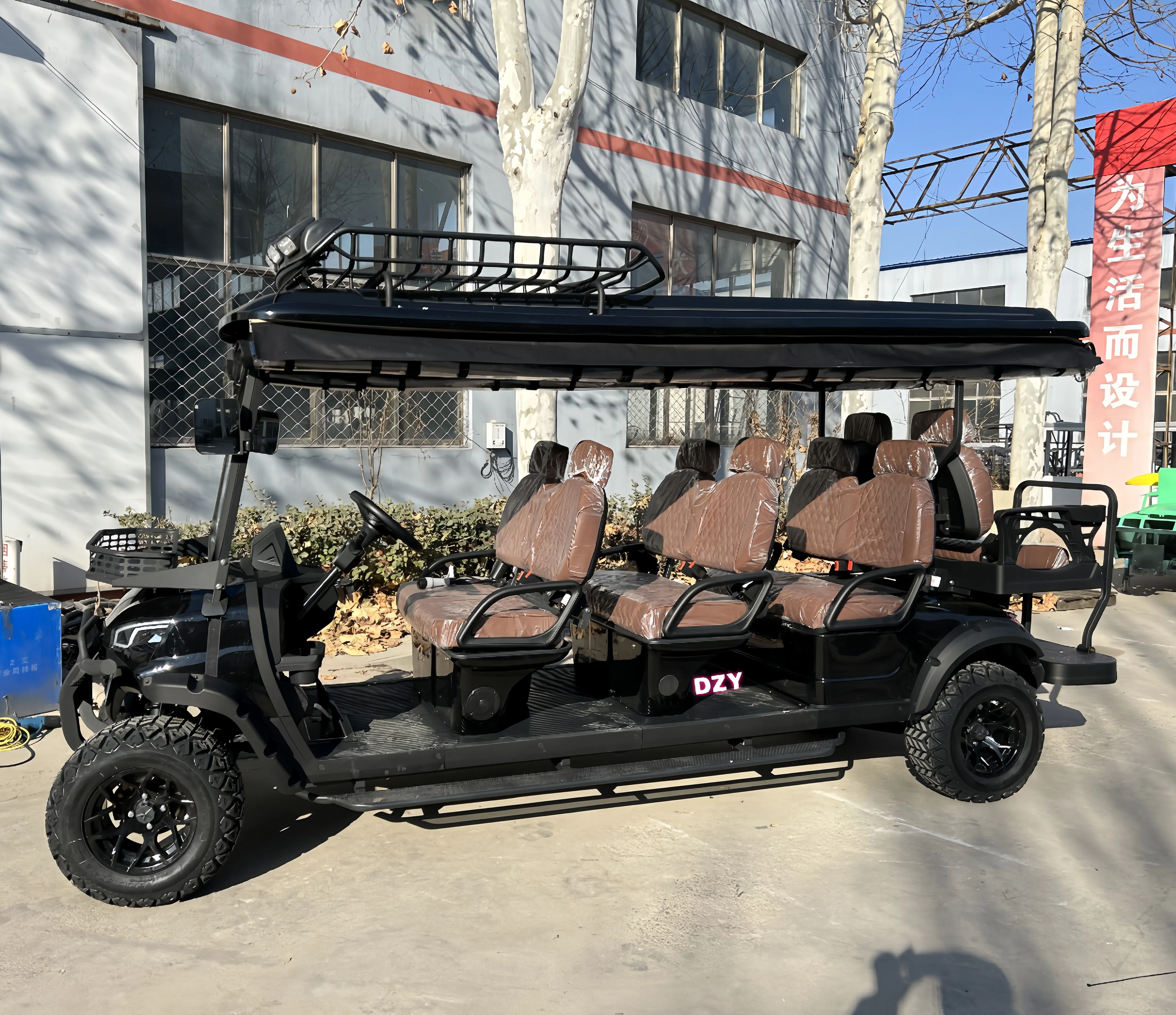 Premium 6-Seater Electric Golf Cart Buggies Perfect for Golf Courses, Resorts, and Leisure Rides