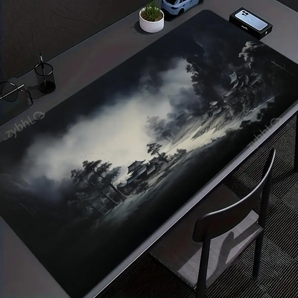 

Night Moonlight cool mouse pad large laptop non-slip esports office desk mat game player mousepad PC desktop accessories deskmat