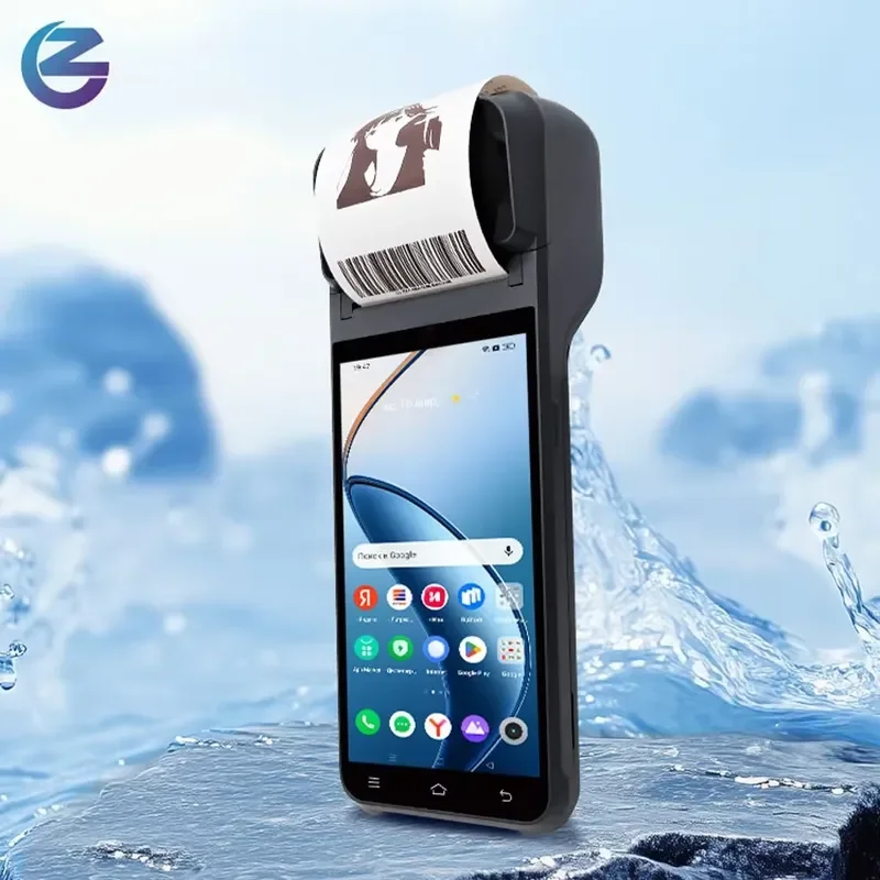 Z92 Android Handheld POS Terminal 5.5 Inch LCD 58mm Thermal Printer NFC QR Code Scanner Mobile Payment Device System