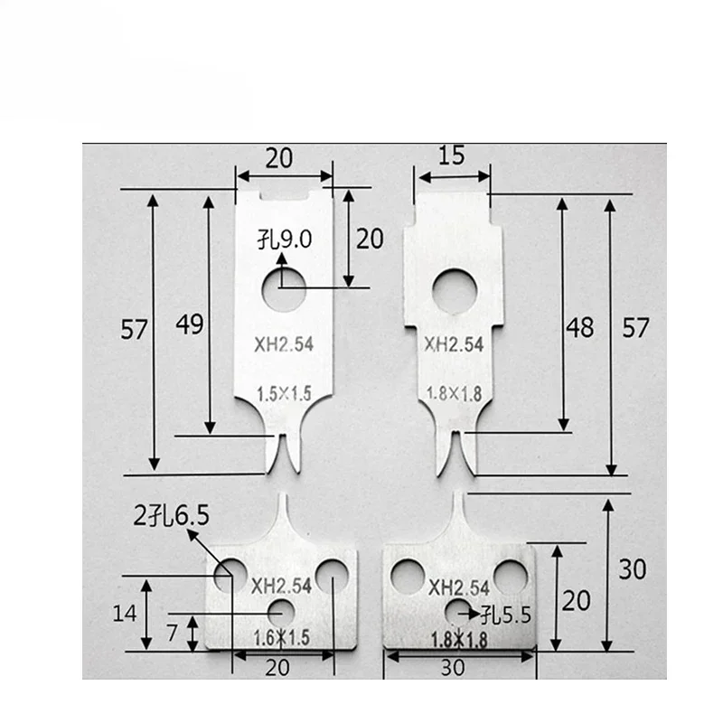 1 Set Universal Crimping Machine Mold, Interchangeable Applicator Die for SM Style Terminal Press, Custom Blade/Tool Inserts