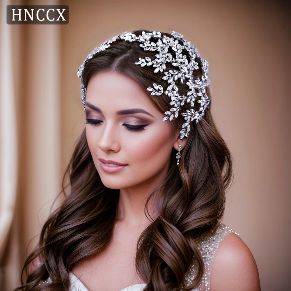 

HNCCX Luxury Bridal Headpieces Wedding Headband Bride Headwear Rhinestone Hair Ornament Women Hair Accessories CP500