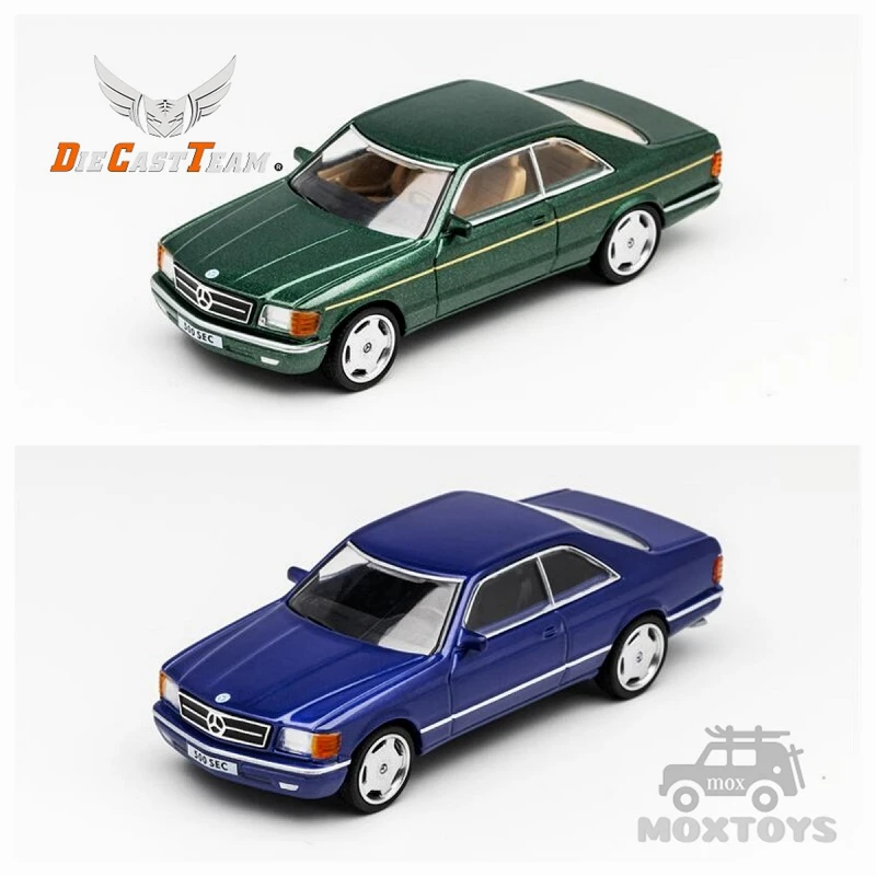 DCT 1:64 MB S Class C126 500SEC LHD limited1000 Diecast Model Car