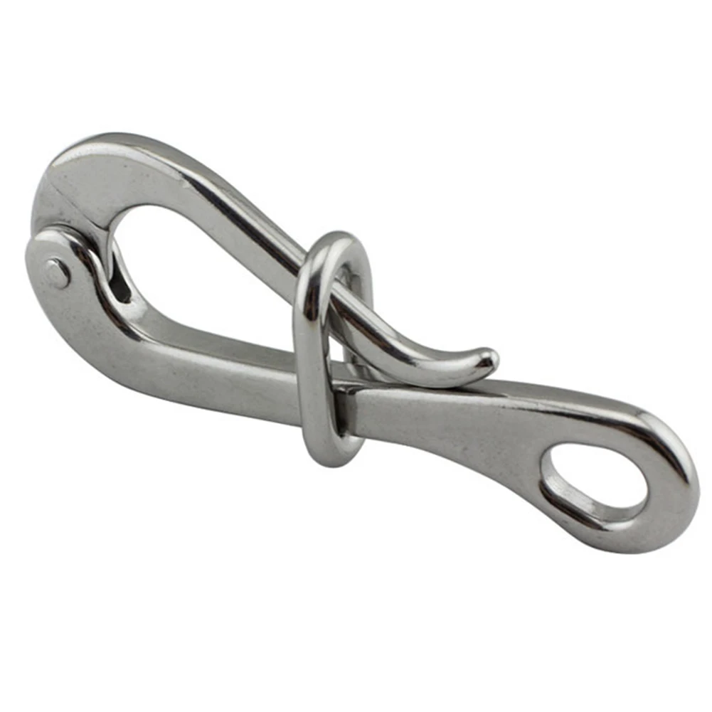 Bolt Snap Hook Clips 316 Stainless Steel Pelican Hook Eye With Quick Release Link Crane Hooks For Sailing Boat Yacht Accessories
