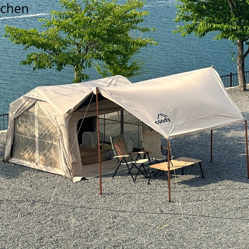 A3-2  inflatable tent outdoor camping overnight shading rain protection sun screen seaside beach park tent