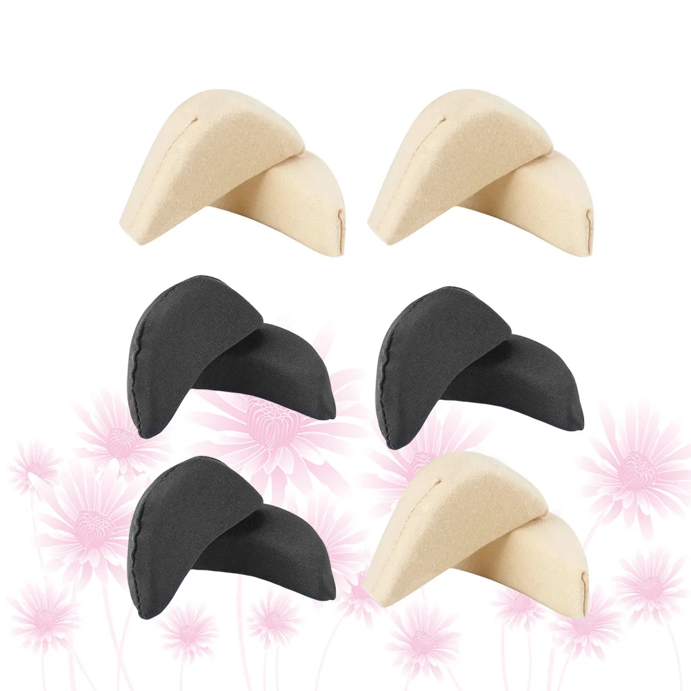 Palmilhas antiderrapantes para pés, palmilhas espessadas para calcanhar, inserção de sapato confortável, almofadas para antepé, metade para homens e mulheres, ferramenta de cuidados com os pés