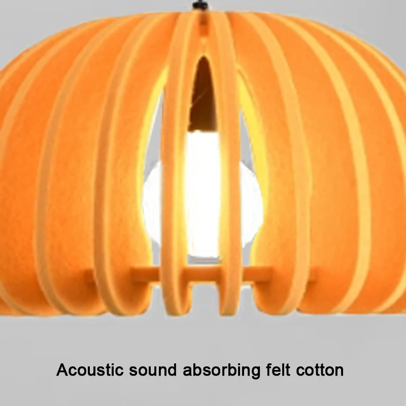 Nordic Personality Semi-Circular Woolen Decorative Lamp for Commercial Restaurant Coffee Shop And Office Design