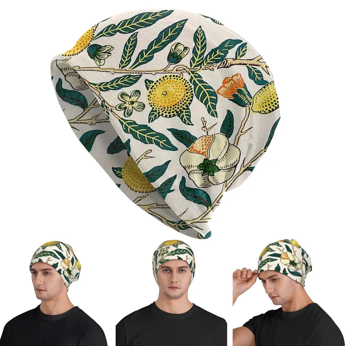 

Уильям Моррис, мужские и женские шапочки для взрослых, вязаная шапка, теплая модная осенне-зимняя уличная шапка Skullies