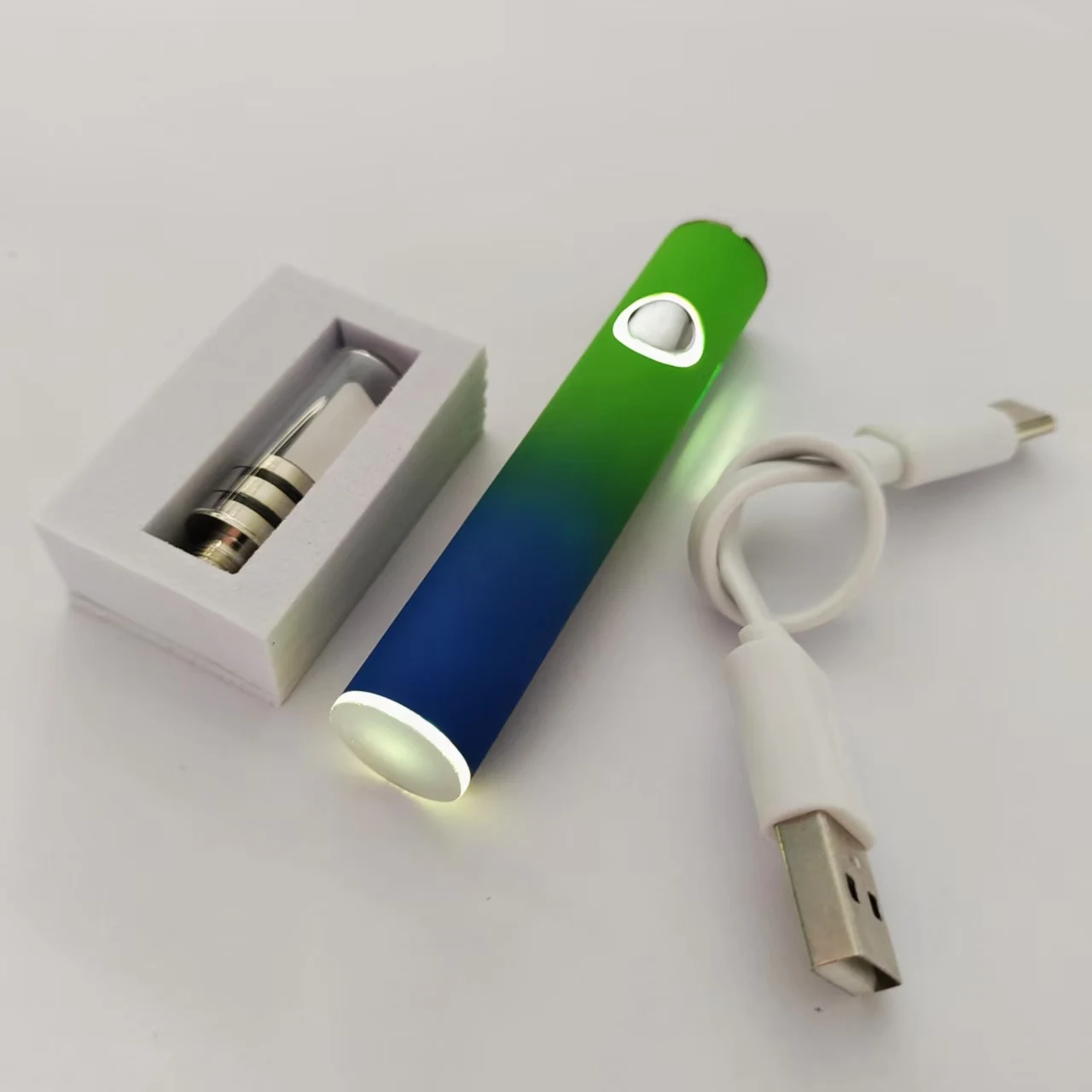 

5 портативных USB-паяльников с функцией подзарядки, со светодиодной подсветкой на кончике, с функцией регулировки температуры.