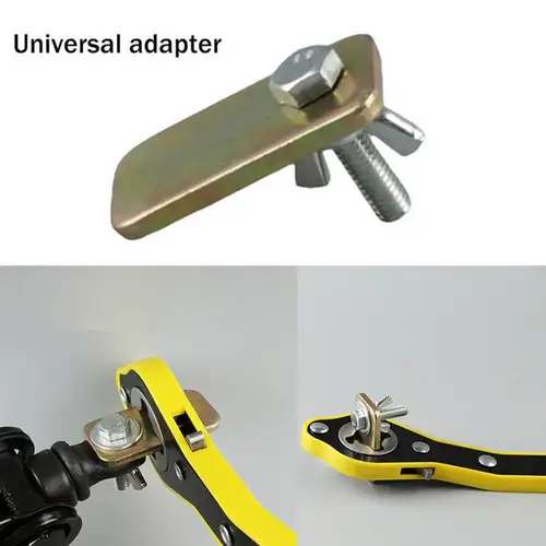 Imagen 2 del producto Llave de gato para coche, mango de trinquete, herramienta manual para rueda de neumático de motocicleta, llave inglesa de elevación para ahorro de trabajo, reparación de neumáticos, brazo basculante