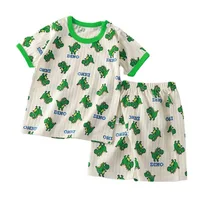2PCS Children Clothing Set Child T-shirt Suit Summer Cotton New Girls Shorts Clothes Baby Boys Short Sleeve Kid Clothes 5