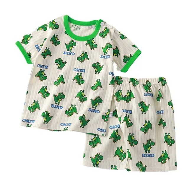 2PCS Children Clothing Set Child T-shirt Suit Summer Cotton New Girls Shorts Clothes Baby Boys Short Sleeve Kid Clothes 5