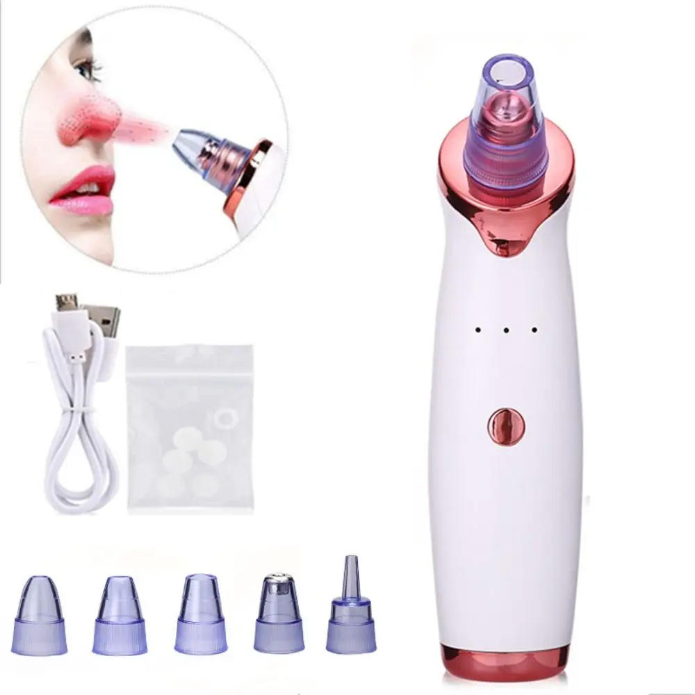 Electric Tool Blackhead Remover Water Cycle Vacuum Suction Acne Cleaner USB Rechargeable Black Point Removal Face Cleaning Tool