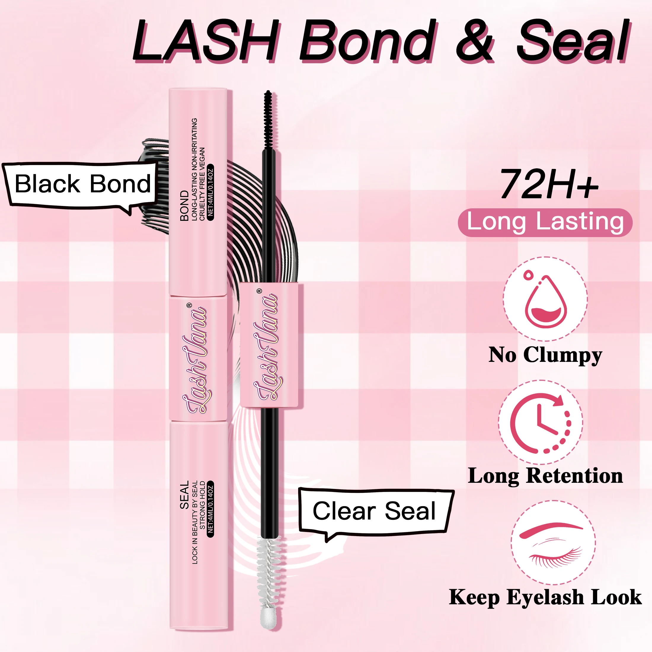 Zestaw do samodzielnego montażu 560 kępek sztucznych rzęs, duża pojemność, książka z rzęsami w kępkach z klejem, płyn do usuwania kleju, pęseta, naturalny wygląd do użytku.