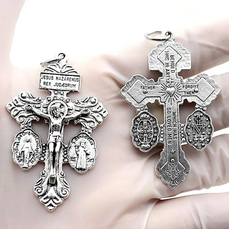 Retro Metal Crosses Charm Pendant Zinc Alloy Charm Pendants For Handmade Bracelet Necklace Jewelry Making