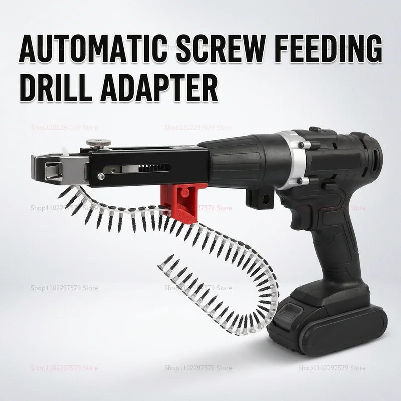 Enhance Your Installation Efficiency with the Automatic Screw Driver Chain Nail Gun Adapter for Electric Drills – the ideal po