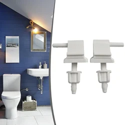1pair Plastic Toilet Seat Hinge Bolts Screw Fixing Fitting Kit Toilet Lid Hinge Replacement Parts Bathroom Accessories