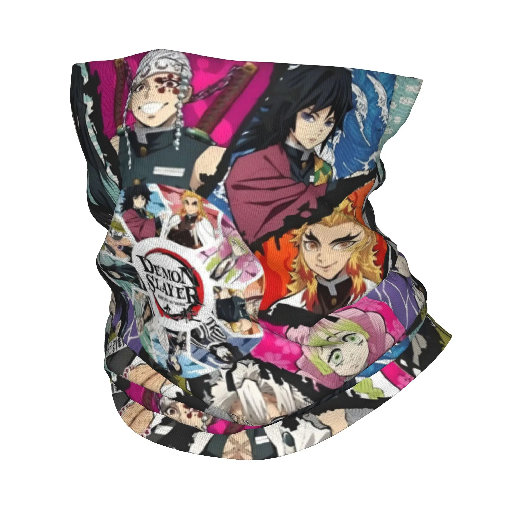 Demon Slayer Anime Manga    Bandana Neck Warmer Women Men Winter Hiking Ski Scarf Gaiter Tanjiro Kamado Nezuko  Face Cover