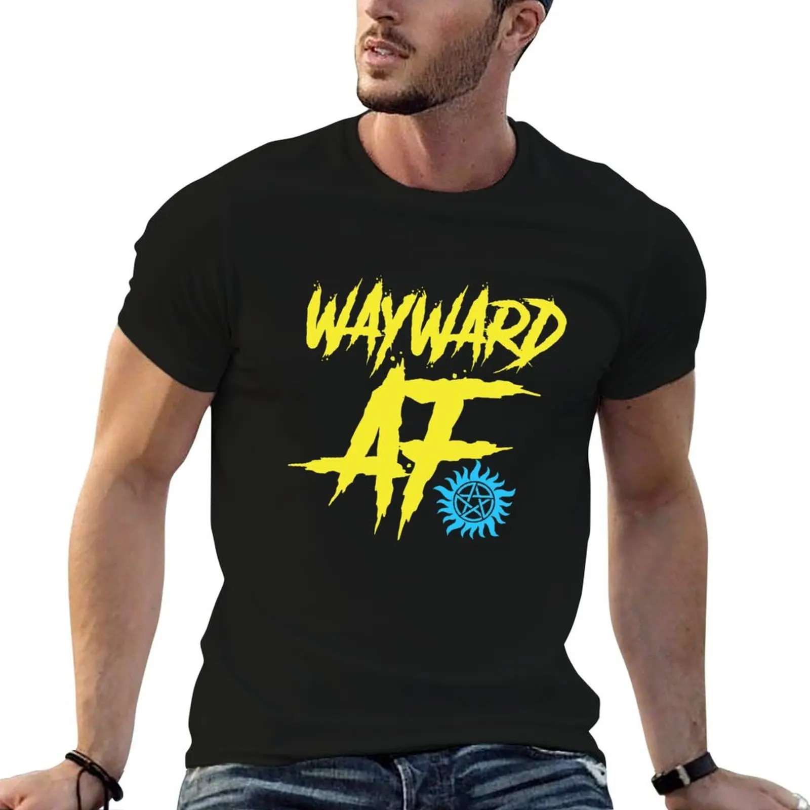 تصميم Wayward Af، أفضل النساء 90s، S ريترو اليدوية، 7016 تي شيرت تي شيرت للرجال 100 بالمائة قطن تي شيرت للرجال تي شيرت #1