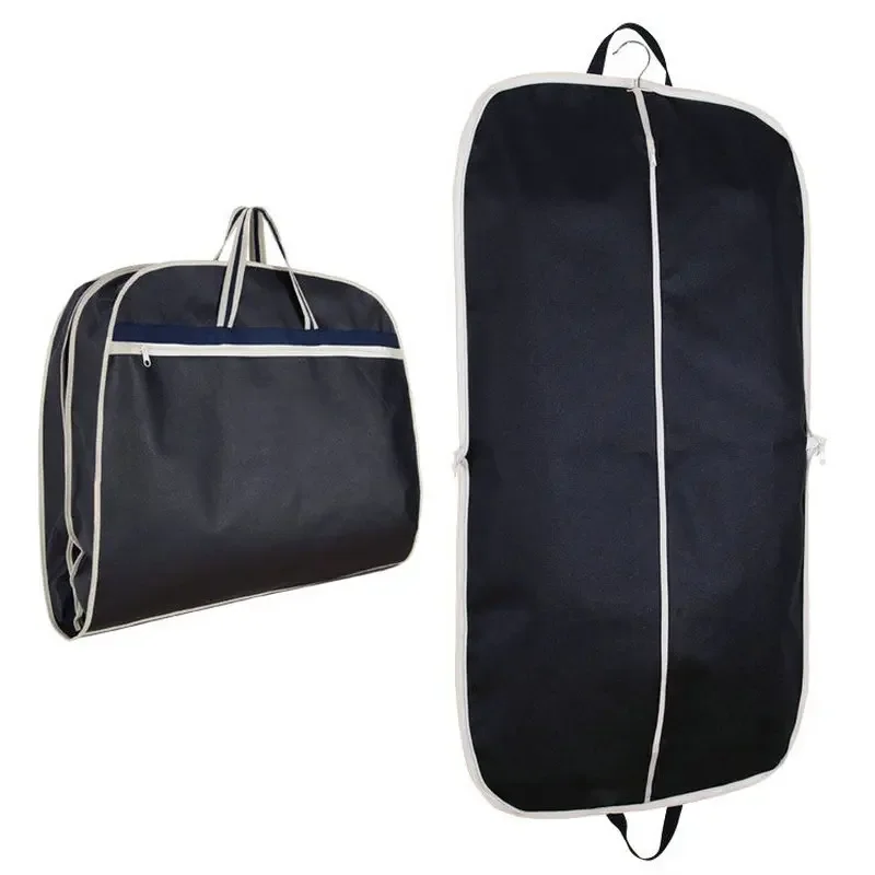 High-end Men Suit Bag Travel Garment Bag Portable Folding Overcoat Suit Cover Dust Proof Suit Carrier Bag