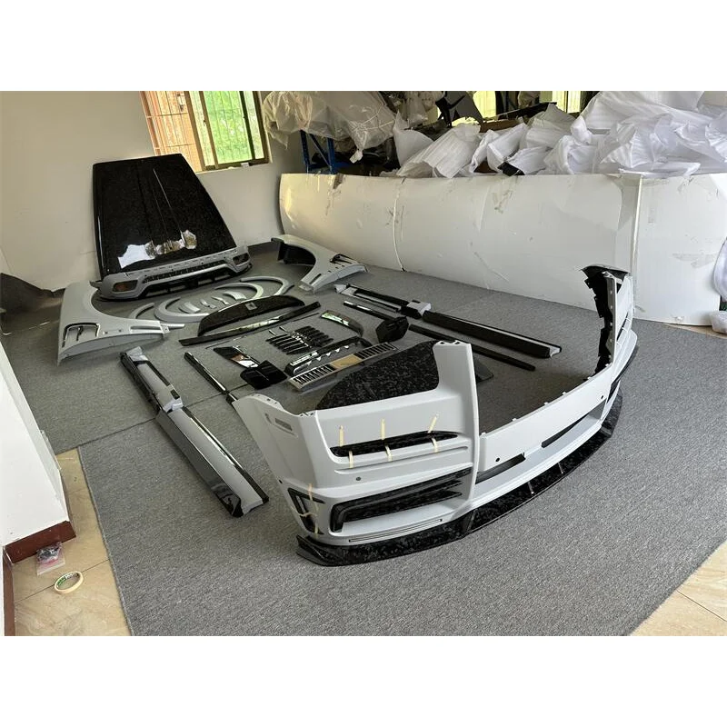 MSY Style Dry Carbon Fiber Full Body Kit for Cullinan Front Bumper Side Skirt Rear Spoiler Exterior Accessories