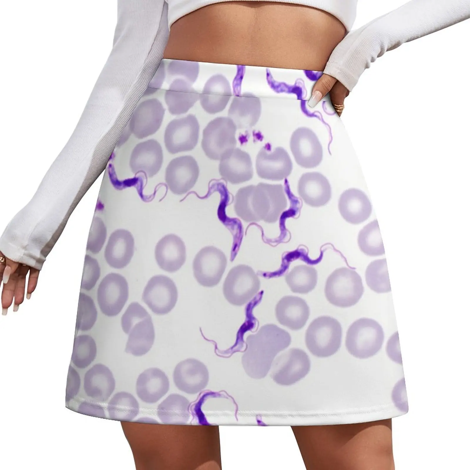 

Trypanosoma brucei clothing and fabric goods Mini Skirt Skirt for girls womens skirts Mini Skirt