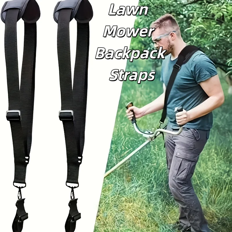 

Adjustable Lawn Mower Backpack Straps Nylon Padded Belt Shoulder Strap Harness For Brush Cutter Trimmer Brush Cutter Accessories