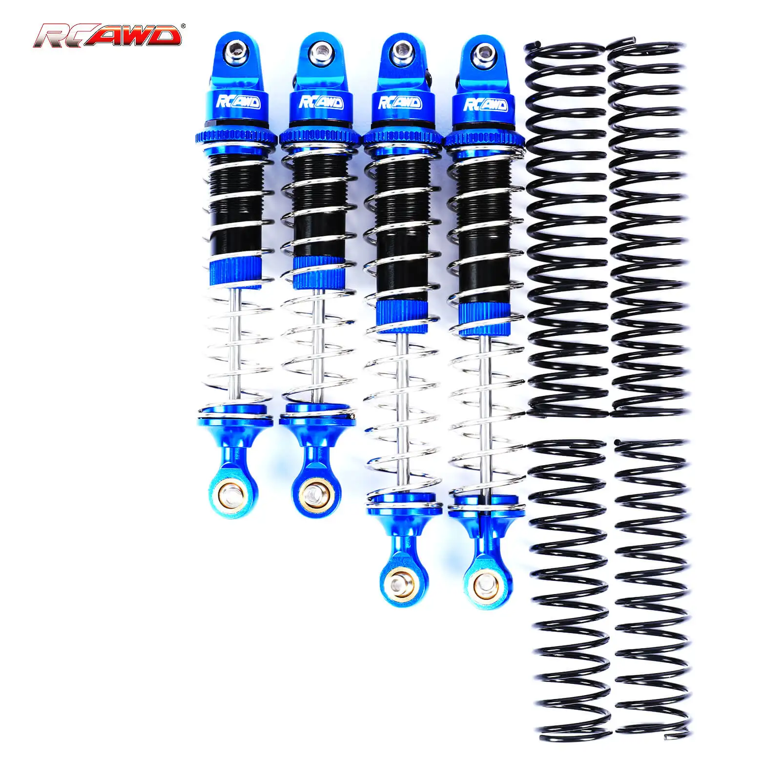 Aluminum Front and Rear Shock Absorber for 1/10 Losi Baja Rey 4WD / Hammer Rey U4  Rock Racer Upgrdes part