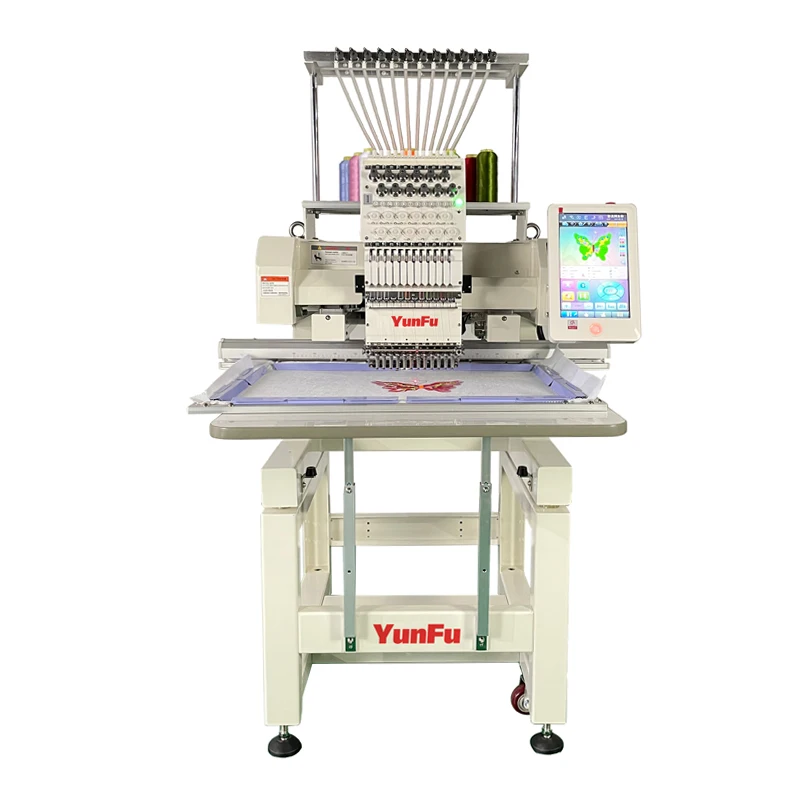 Wholesale PR1055X Electronic Embroidery Machine 12-15 Needle Multi-Needle Cap Embroidery Machine at Cheap Price