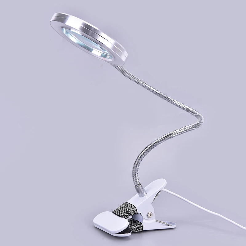 

8X LED Magnifying Glass Lamp Desk Table Light Loupe Magnifier Tattoo Nail Art