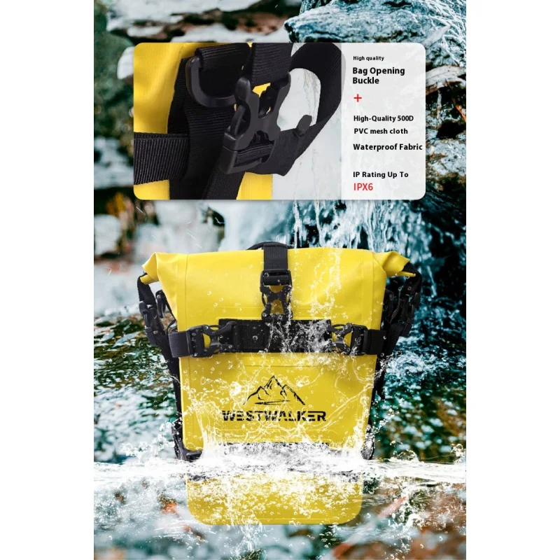 

Водонепроницаемая сумка для мотоцикла, многофункциональная уличная езда, защита от царапин, непромокаемый бампер, боковая сумка для мотоцикла, дорожный велосипед, Mtb, велоспорт