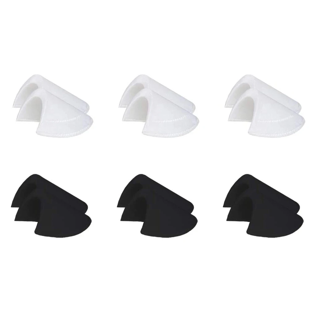 6/9/12Pairs 1/2'' Sewing Shoulder Pads Women Men Shoulder Pads Foam Pads For Knitwear Blazer Coat T-Shirt Clothing Garment image 3