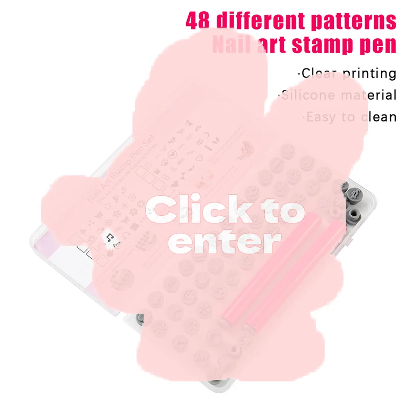 12/36PCS Nail Art Stamp Pen Set DIY Design Nail Handicraft Graffiti Flower Nail Stamper Nail Art Dotting Tools Simple Design